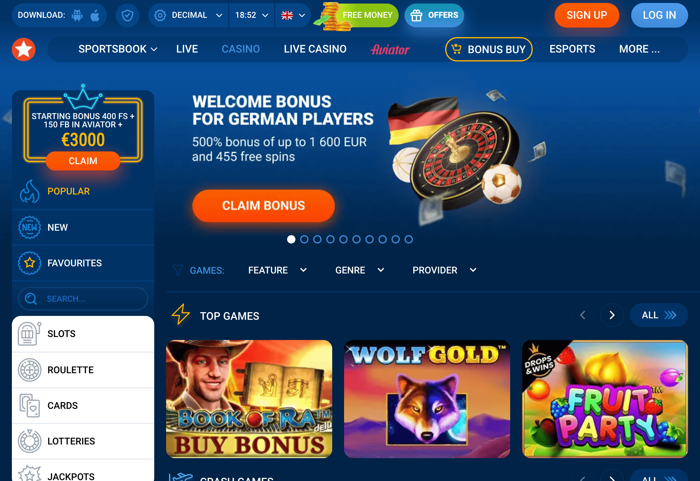 Mostbet casino and sportsbook overview